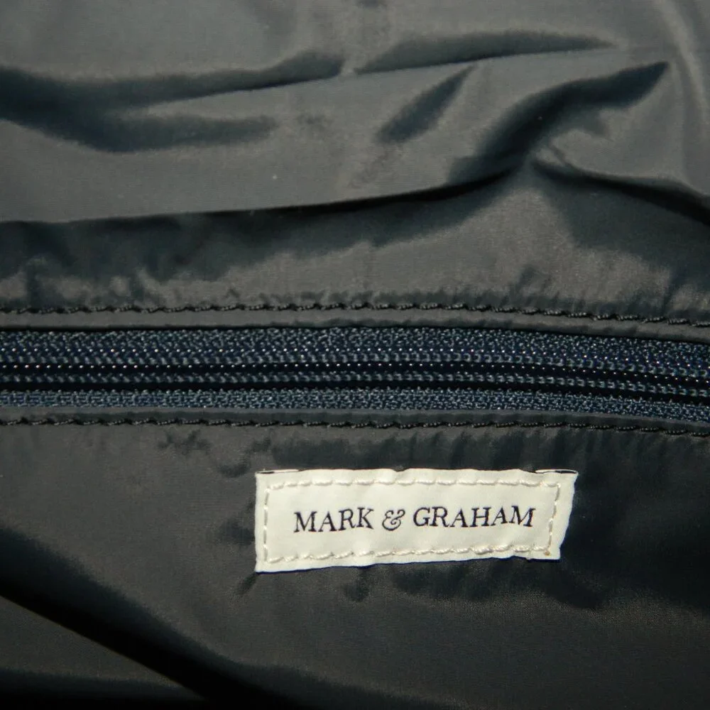 Mark & Graham Highline Weekender Blue NO MONO